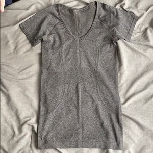 Lululemon Swiftly Tech V Neck Short Sleeve - Grey